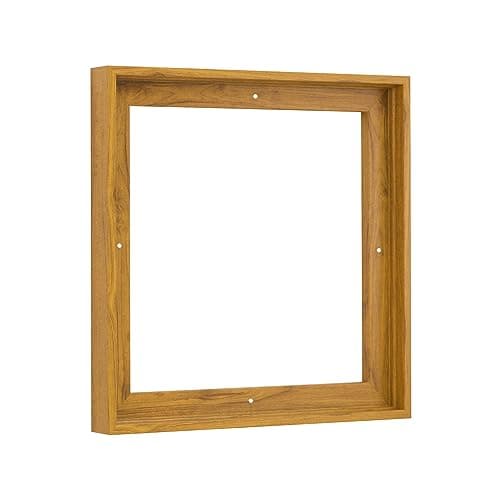 PIXY CANVAS Floater Frame 8x8 for 3/4 (0.75) inch Deep Canvas Paintings/Canvas Prints/Wood Canvas Panels/Wall Art/Wall Decor/Home Decor/Artwork (Natural Oak, 8 x 8 inch, Square)