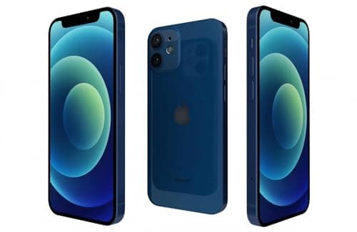 Apple iPhone 12 Mini, 64GB, Blue - Unlocked (Renewed) — view 3