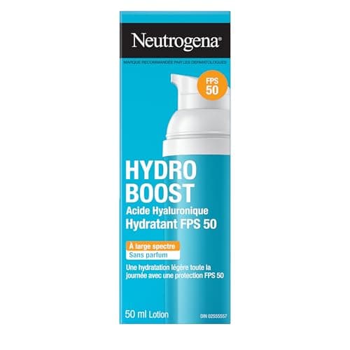 Neutrogena Hydro Boost Hyaluronic Acid Moisturizer SPF 50 with Broad Spectrum, Non-Greasy, Fragrance Free Daytime Facial Moisturizer to Hydrate Dry Skin, 50 mL — view 11