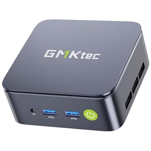 GMKtec G10 Mini PC Computer, Ryzen 5 3500U (Beats 4300U/N150/3300U), 16GB RAM 512GB SSD 2.5GbE NIC LAN Desktop Office Home Business HTPC, Triple 4K Display, WiFi, BT, USB-C, DP, Type-C PD, HDMI 2.1