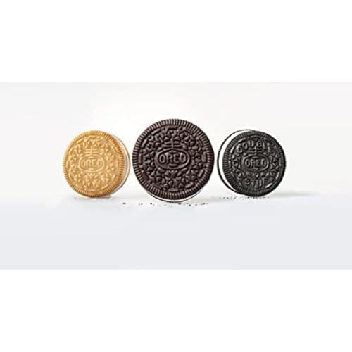 OREO, 20 Snack Packs (Individually Wrapped), 40 Cookies, School, Lunch, Travel, Gift, Birthday, Bulk Variety Pack of OREOs Original Chocolate & Double Stuf & Golden Vanilla Sandwich Cookies, 482g — view 5
