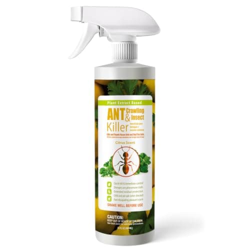 EcoVenger By EcoRaider Ant Killer & Crawling Insect Killer, 16 OZ Ready to Use, Indoor & Outdoor, Kills & Repels, Lasting Prevention, Natural & Non-Toxic Plant Based Formula, Pleasant Citrus Scent