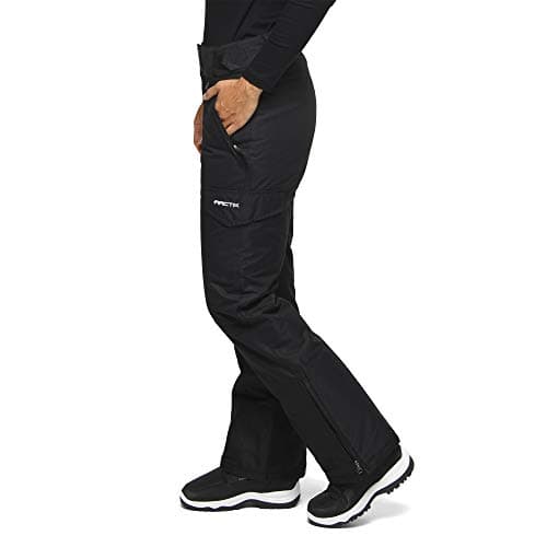 Arctix Women's Snow Sports Insulated Cargo Pants, Black, 4X (28W-30W) Long — view 5