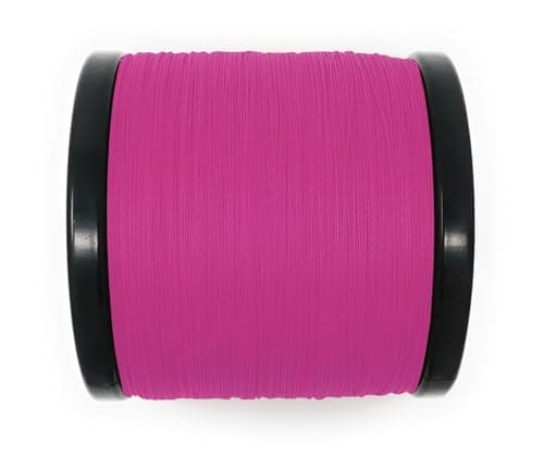 Reaction Tackle Braided Fishing Line Pink 10LB 150yd — view 3
