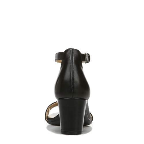 Naturalizer Womens Vera Ankle Strap Block Heel Dress Sandal ,Black Leather,8.5M — view 7