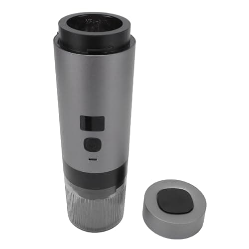 Focket Portable Coffee Maker, 200ml 3 in 1 Fast Heating Rechargeable Battery Travel Coffee Maker, Portable with Ground and Capsule Compatibility for Business Trips — view 3