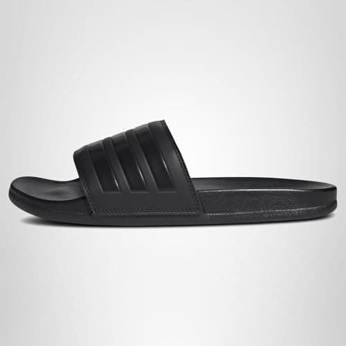 adidas Adult Adilette Comfort Slides Core Black/Core Black/Core Black 15 — view 7