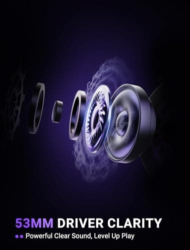 FIFINE Open Back Gaming Headset with 7.1 Surround Sound - Expansive Open Audio - USB/3.5mm Dual Wired Connection - Detachable Mic for PC, PS5, PS4, Laptop, Mac, Xbox, Mobile - Ampligame H18V Lite BP — view 2