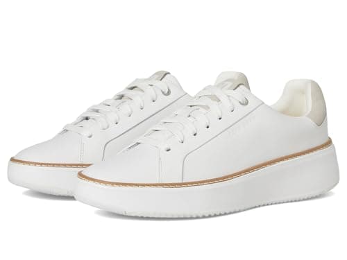 Cole Haan Women's Grandpro TopSpin Sneaker White/Dove 7 B - Medium