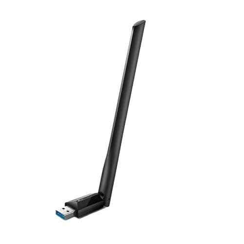 TP-Link USB WiFi Adapter for Desktop PC (Archer T3U Plus) - AC1300Mbps USB 3.0 WiFi Dual Band Network Adapter with 2.4GHz/5GHz High Gain Antenna, MU-MIMO, Windows 11/10/8.1/8/7/XP, Mac OS 10.9-10.15