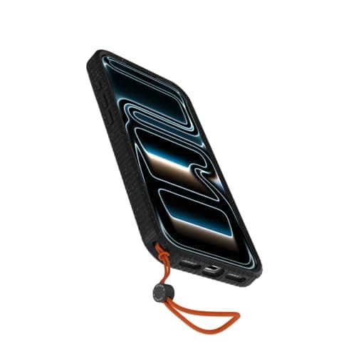 OtterBox Sole Series Phone Case for iPhone 17 Pro Max - Midnight Circuit - Grippy iPhone Case, Protective Phone Case with Strap, Magsafe Black — view 4