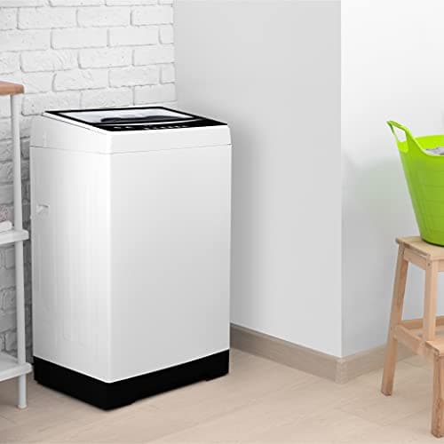 BLACK+DECKER 3.0 Cu. Ft. Portable Washer, 26.5 lb. Capacity Washing Machine, 6 Cycles, Quick Connect Sink Adapter and Drain Hose Included, Transparent Lid & LED Display, BPW30MW, White — view 5