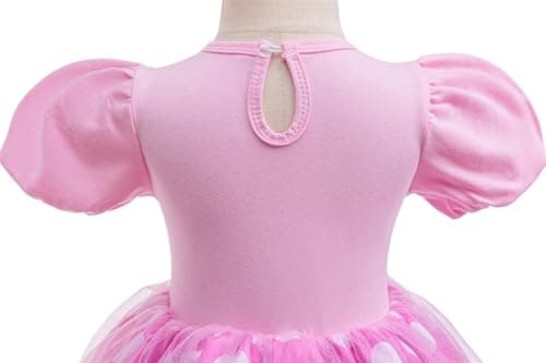 Dressy Daisy Infant Baby Girl Princess Polka Dot Onesie Romper Halloween Costume Bodysuit with Headband Size 18-24 months — view 5