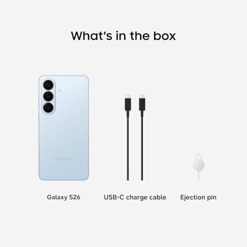 Samsung Galaxy S26, Unlocked Android Smartphone, 256GB, Sky Blue — view 10