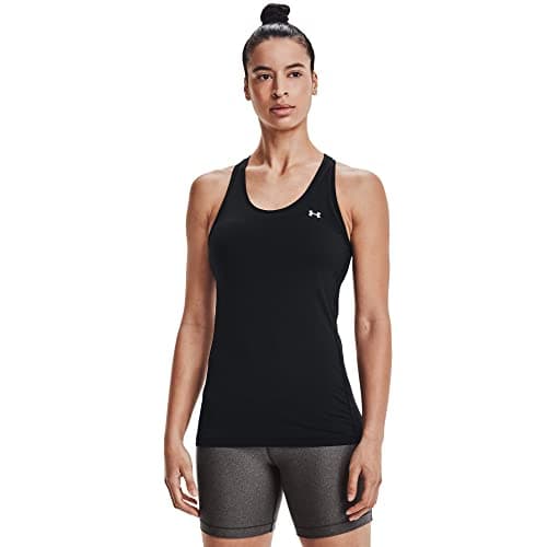 Under Armour Women's HeatGear Racer Tank Black,Black,Small