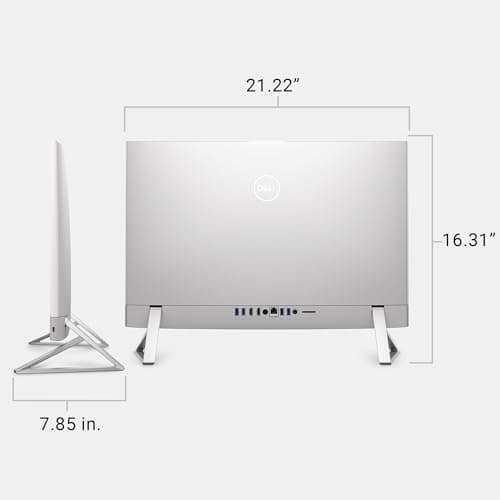 Dell 24 All-in-One Desktop ec24250-23.8-inch FHD Touch Display, Intel Core 5 Processor 120U, Intel Graphics, 16GB DDR5 RAM, 512GB SSD, Windows 11 Home, Onsite Service+6 Months Retail Migrate - White — view 6