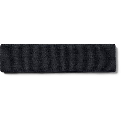 Under Armour Men's Performance Headband , Black (001)/White, One Size Fits All — view 2
