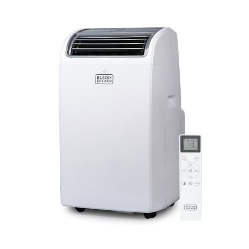 BLACK+DECKER Air Conditioner, 14,000 BTU Air Conditioner Portable for Room up to 700 Sq. Ft. with Remote Control, White