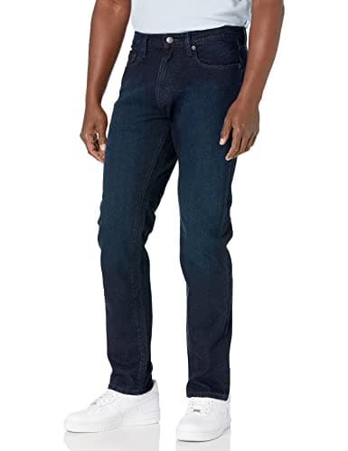 Amazon Essentials Men's Athletic-Fit Stretch Jean, Blue Overdyed 40W x 30L