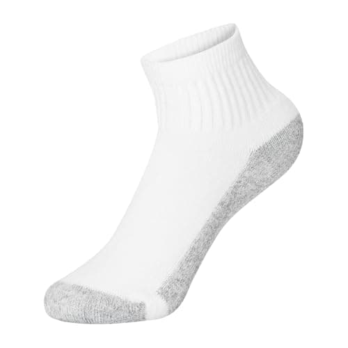 Hanes Boys' Ankle Socks, 14 Pairs, Stretch-Cotton Socks for Boys, Moisture-Wicking, Cushioned — view 4