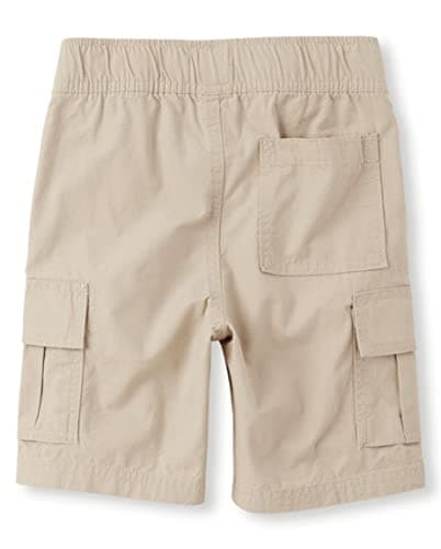 The Children's Place Boys Pull on Cargo Shorts,Sand Wash Single,4
