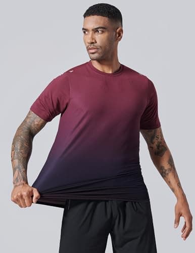 5 Pack Men’s Active Quick Dry Crew Neck T Shirts | Athletic Running Gym Workout Short Sleeve Tee Tops Bulk (Set 3, X-Large) — view 4