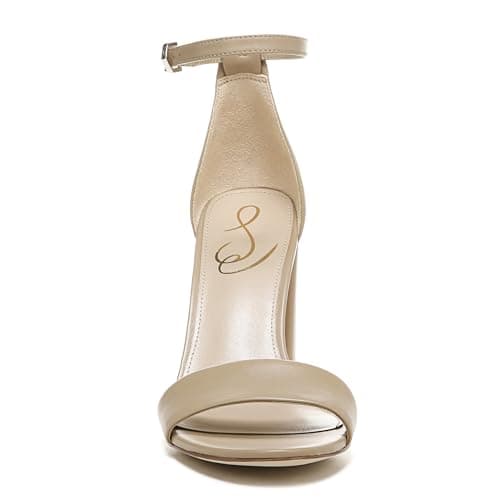 Sam Edelman Yaro Ankle Strap Sandal Heel Classic Nude Leather 11.5 M — view 6