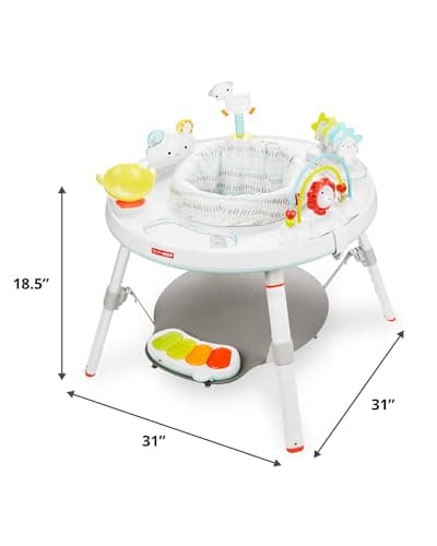 Skip Hop Baby Activity Center: Interactive Play Center with 3-Stage Grow-with-Me Functionality, 4mo+, Silver Lining Cloud — view 4