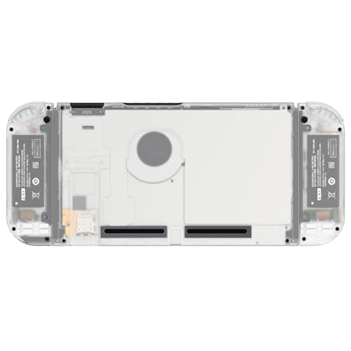 eXtremeRate DIY Replacement Shell Buttons for Nintendo Switch, Back Plate for Switch Console, Housing with Colorful Buttons for Joycon Handheld Controller - Glow in Dark - Green [No Electronics Parts] — view 5