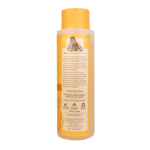 Burt's Bees for Pets Oatmeal Dog Shampoo with Honey, Soothing Formula for Itchy and Sensitive Dog Skin, Colloidal Oat Flour and Honey, pH Balanced, Sulfate-Free, 16 Fl Oz — view 9