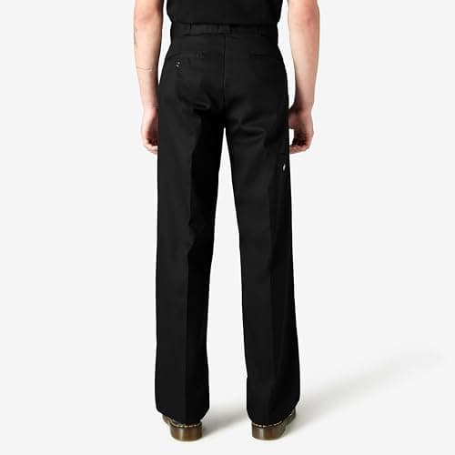 Dickies Men's Loose Fit Double Knee Twill Work Pant, Black, 38W x 36L — view 4