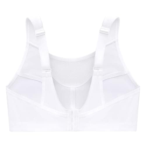 Glamorise Women's No-Bounce Camisole Sports Bra Wirefree #1066, White, 34H — view 4