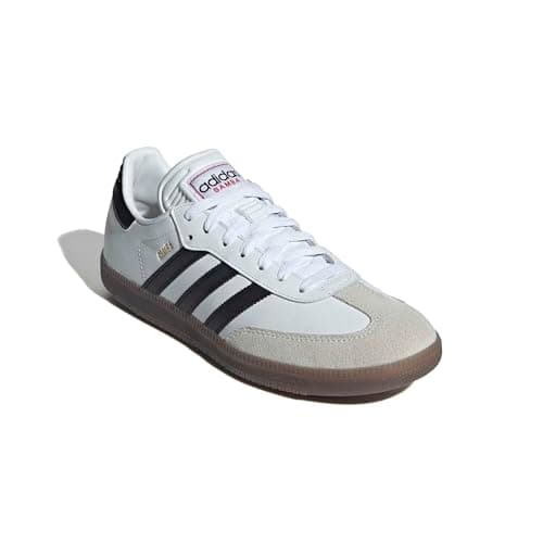 Adidas Unisex-Adult Samba Indoor, White/Black/Vivid Red, 7 — view 4