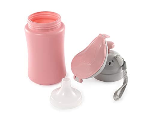 ONEDONE Travel Urinal Portable Potty Pee Cup for Kids Girls Urinal Emergency Toilet for Camping Car Travel and Kid Potty Pee Training Pee Bottle for Toddlers Kids Children Baby Girls(Pink) — view 5