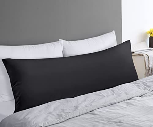 Utopia Bedding Full Body Pillow for Adults (Black, 20 x 54 Inch), Long Pillow for Sleeping, Large Pillow Insert for Side Sleepers — view 3