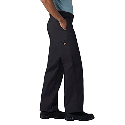 Dickies Men's Loose Fit Double Knee Twill Work Pant, Black, 38W x 36L — view 2