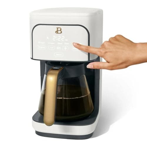 12-Cup Programmable Drip Coffee Maker, 24-Hour Auto Brew Timer, Strength Control (Regular/Gourmet/Bold), Keep Warm 4 Hours, Pause & Serve, Auto-Clean Reminder, Glass Carafe — view 8