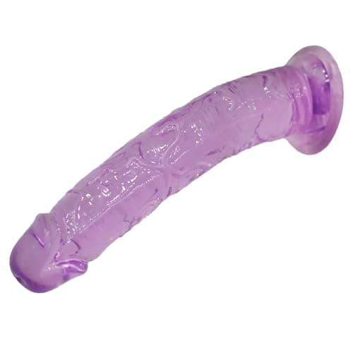 13 inch Thick Dildos, Purple Suction Cup Dildo, Jelly Butt Plug Sex Toys for Women — view 3