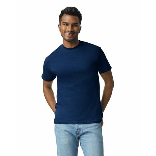 Gildan Adult Ultra Cotton T-Shirt, Style G2000, Multipack, Navy (2-Pack), X-Large