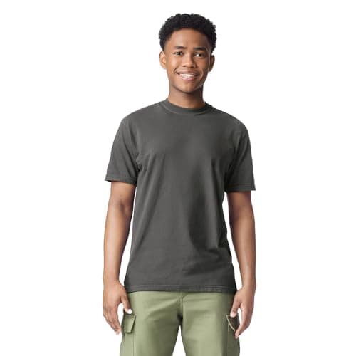 Comfort Colors Adult Short Sleeve Tee, Style G1717, Pepper (1-pack), X-Large