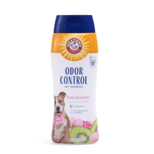 Arm & Hammer Deodorizing Dog Shampoo with Baking Soda for Odor Control, Tearless Moisturizing Formula for Sensitive Skin, Fresh Kiwi Blossom Scent, Safe for Dogs and Puppies, 20 Fl Oz — view 3
