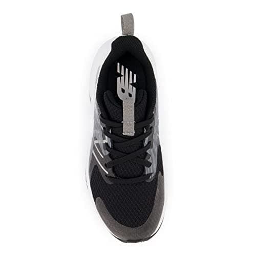 New Balance Kid's Rave Run V2 Lace-up Sneaker, Black/White, 3 Little Kid — view 3