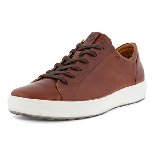 ECCO Soft 7 City Tie, Cognac, 5-5.5