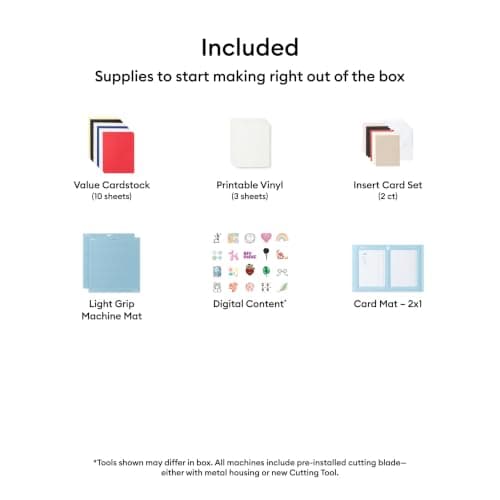 Cricut Explore® 5 Essential Bundle + Digital Content, Taupe - Precise Cutting Machine - Works with 100+ Materials - Sleek, Simplified Design - Includes Supplies for 65 Projects + Bonus Digital Content — view 2