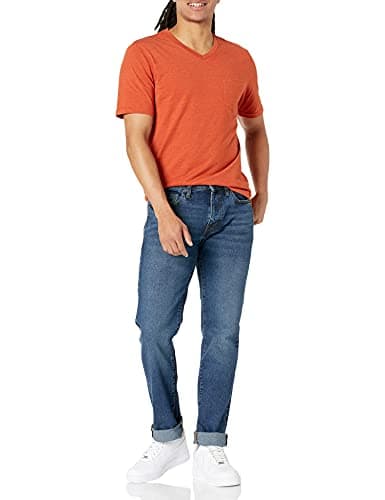 Amazon Essentials Men's Slim-Fit Stretch Jean, Vintage Light Wash, 34W x 32L — view 4