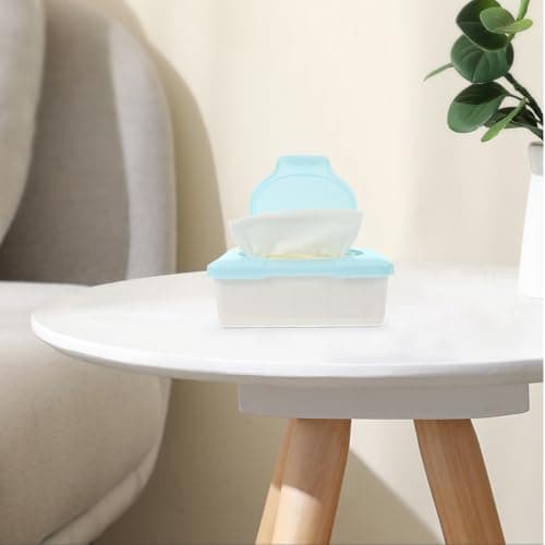 HEALSOPTHY Compact Baby Wipes Container 2pcs Pp Dust-proof Travel Wipe Dispenser for Kitchens and Living Rooms — view 2