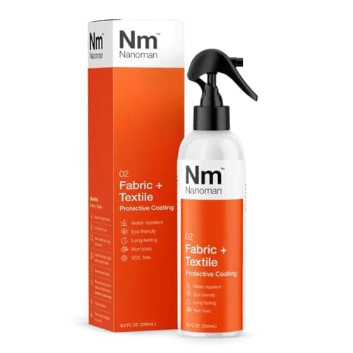 Nanoman Shoe & Fabric Protector Spray 250mL – Waterproof & Stain Repellent for Sneakers, Suede, Leather & Clothing | PFAS-Free