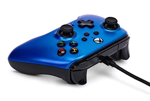 PowerA Enhanced Wired Controller for Xbox Series X|S - Sapphire Fade, gamepad, wired video game controller, gaming controller, Xbox Series X|S, Officially Licensed for Xbox — view 5