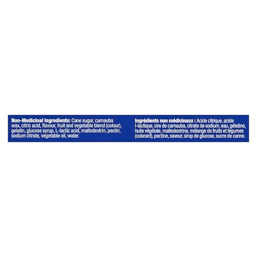 OLLY Men's Multi Gummy Supplement with no artificial flavours and colours Blackberry Blitz multivitamin to help support men's health 45 day supply 90 gummies — view 6