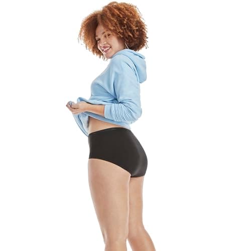 Hanes womens Cotton Brief Underwear, 10 Pack - Brief Black, 8 US — view 3
